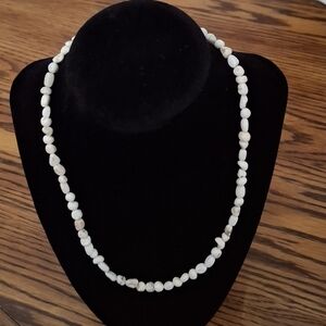 Wild Horse Beaded Natural Stones Necklace 18" Sterling Silver